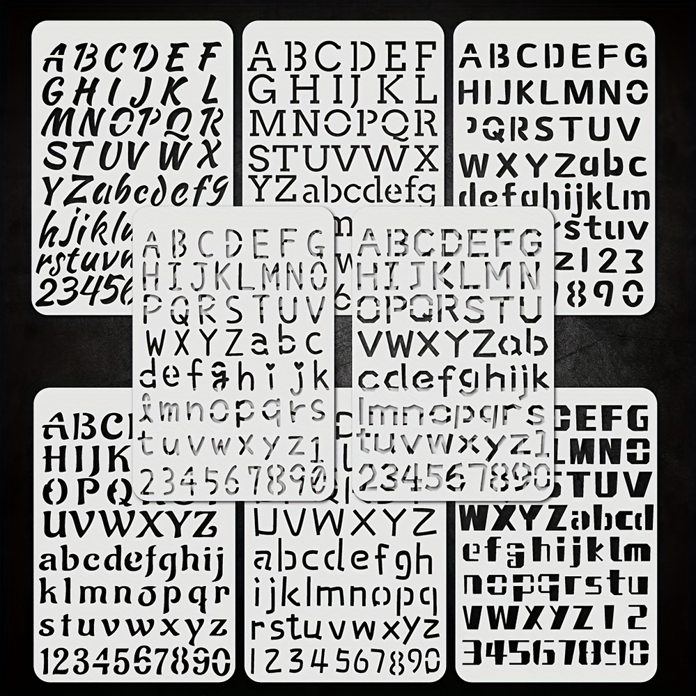 Alphabet Stencil Set