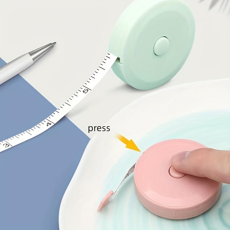 2Pcs Retractable Measuring Tape for Sewing