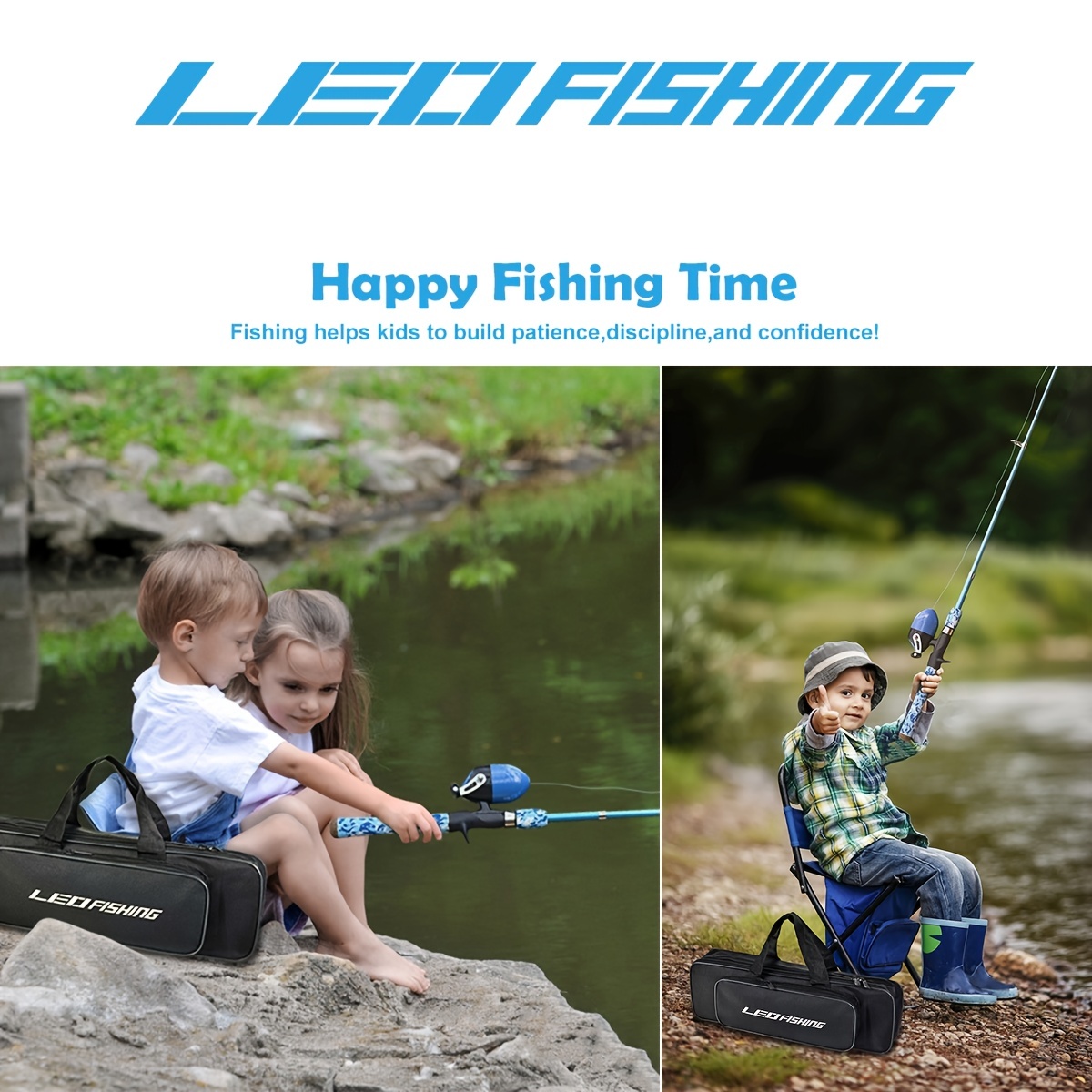 Explore The Outdoors With This Leofishing Kids Fishing Pole - Temu