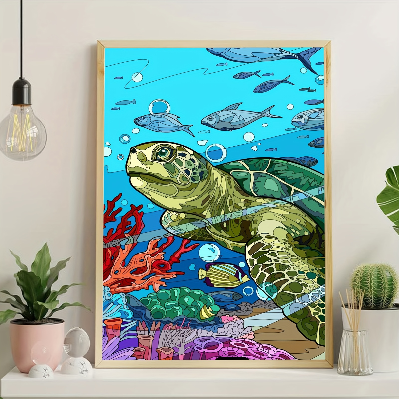 5D DIY Diamond Painting Kit - Full Round - Turtle