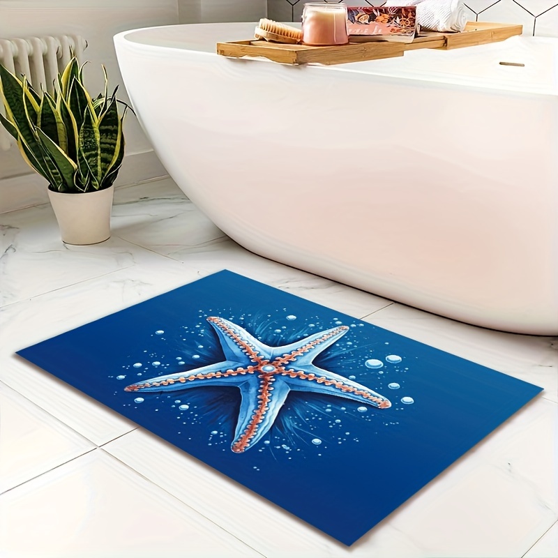 1/2PC Tappeti Da Bagno Sirena, Tappetini Da Ingresso Interni Ed Esterni,  Piccoli Tappetini Da Bagno, Tappeto Per Pavimento, Accessori Per La Casa  Lavabili A Lungo, Essenziali Per La Decorazione Dell'appartamento, Costiera  Ocean