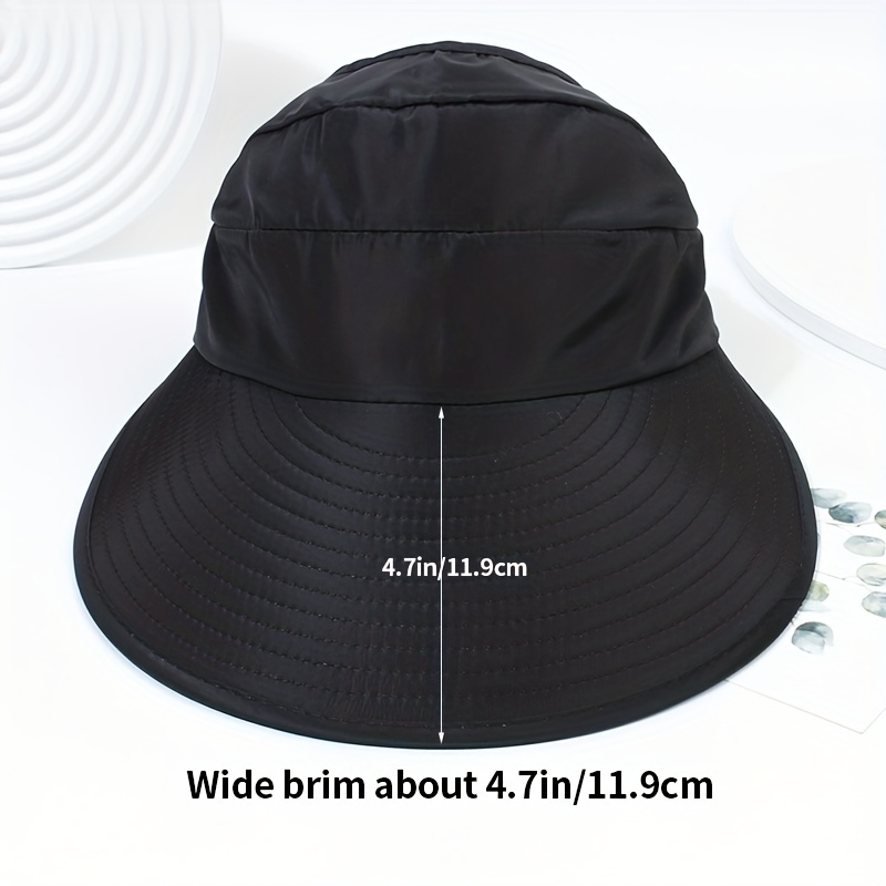 Sun Hats for Women Wide Brim Sun Hat UV Protection Caps Floppy Beach  Packable Visor (Black) at Rs 700/piece in New Delhi