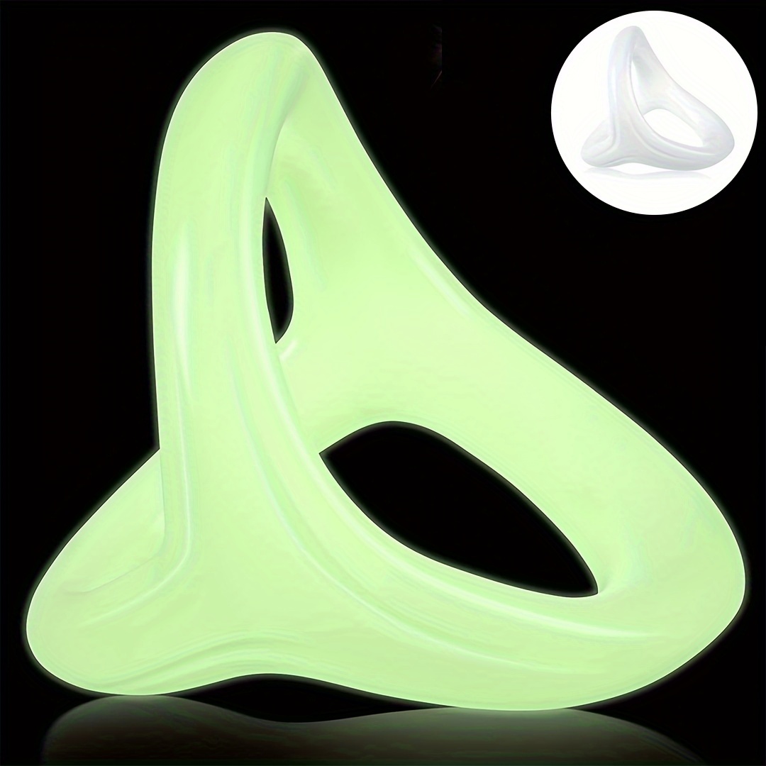 3-in-1 Silicone Penis Ring: Ultra Soft Cock Ring for Men - Enhance Stamina,  Prolong Sex, No Vibration - 3 Different Sizes for Couples!