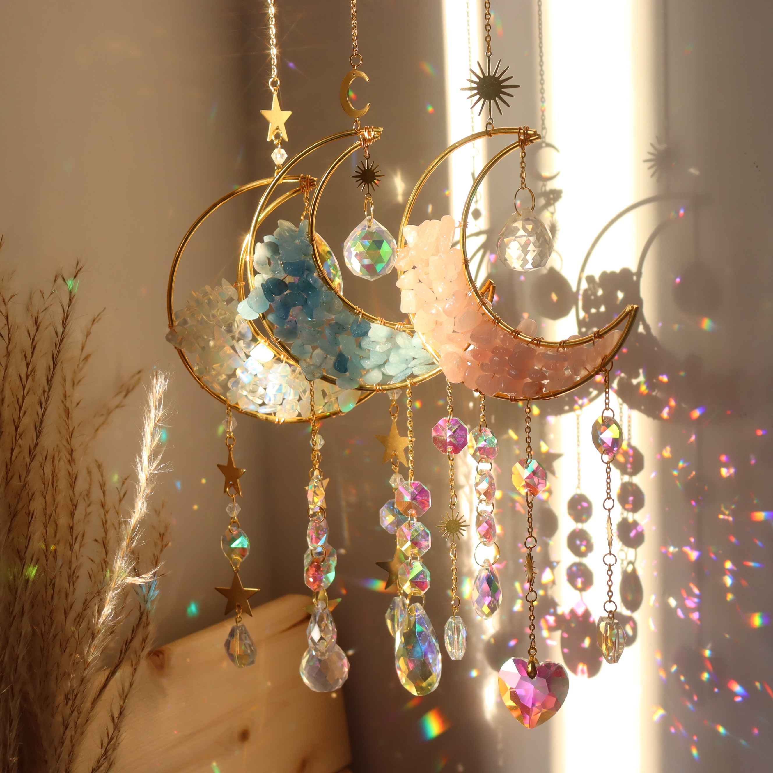 Fenêtre en verre suspendu pendentif Sun Catcher arc en ciel