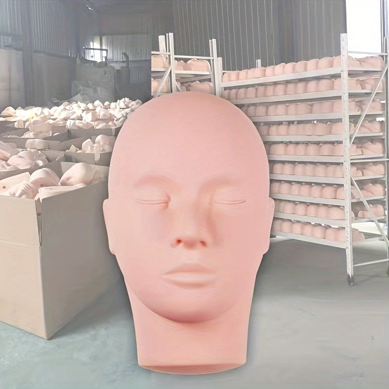  Mannequin Training Head Model Soft Silicone Massage