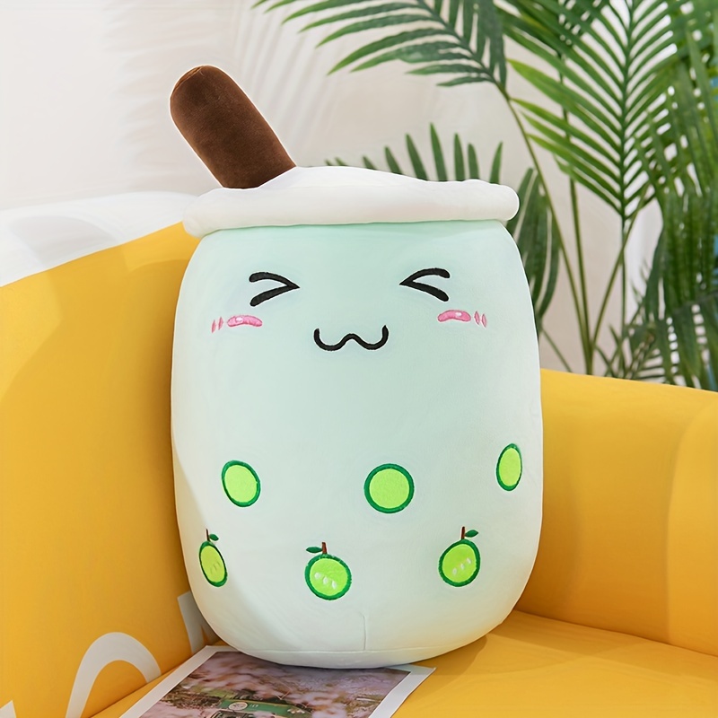 New Cute Bubble Milk Tea Boba Cup Soft Stuffed Plush Pillow Cushion Kawaii  Toys