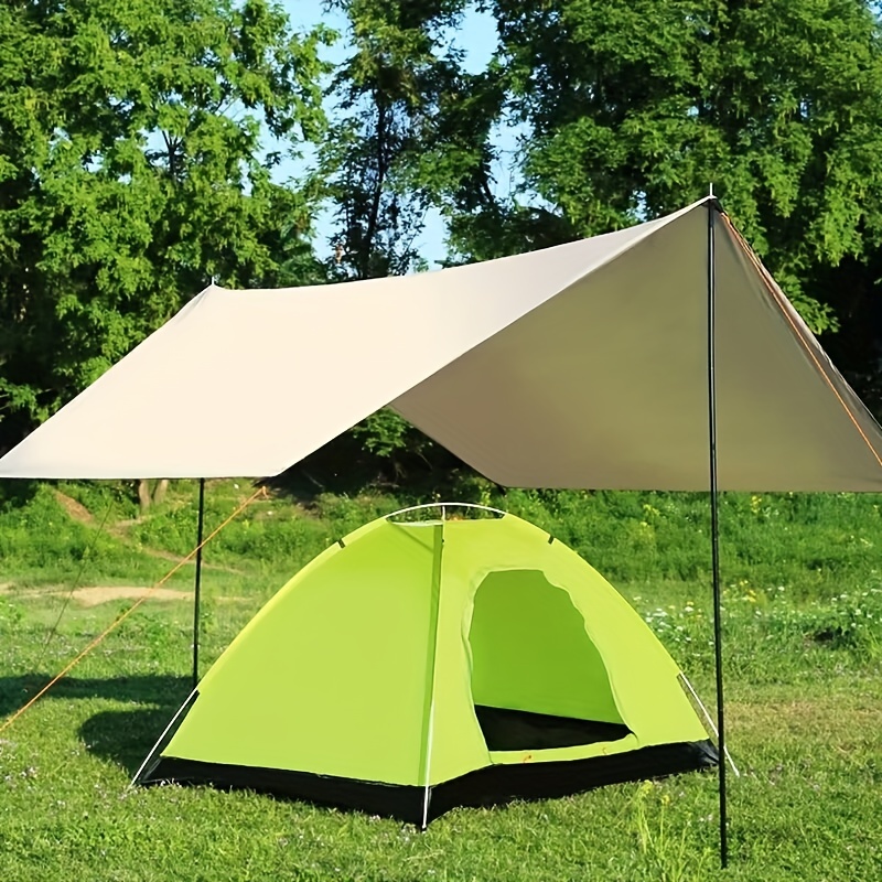 Yyh-camping Résistant à l'usure Pare-soleil Auvent Facile à installer Tente  Extérieure Arrière-Cour Pelouse Pergola Plage Auvent