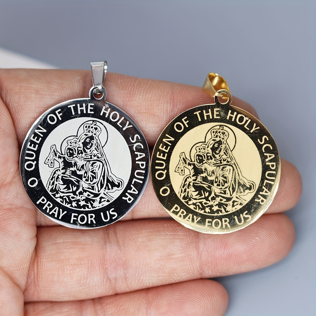 Queen Ofthe Holy Scapular Charm for Necklace Bracelets
