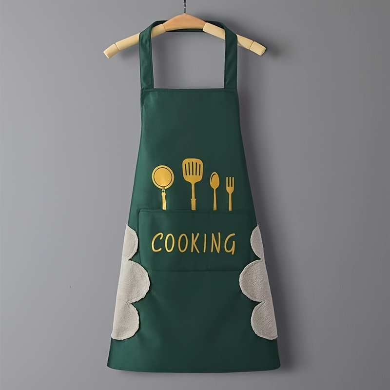 Polyester Apron Colorful Printed Sleeveless Cooking Apron - Temu United ...