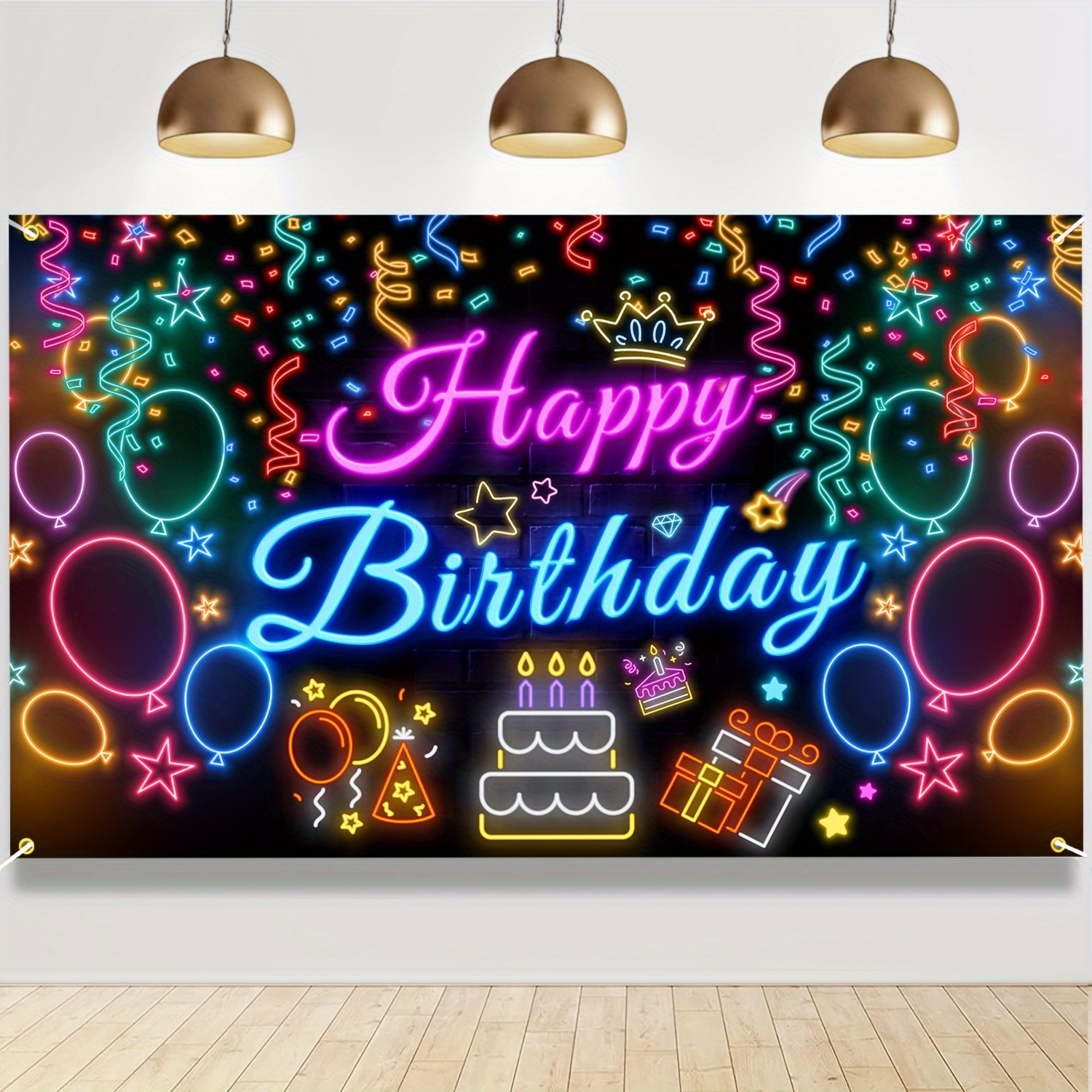 Slime Happy Birthday Banner Slime Painting Banner Pennant for Slime  Birthday Party Art Theme Baby Shower Slime Party Decorations Art Party  Supplies 
