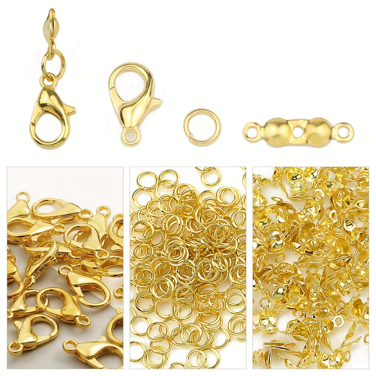 DIY Jewelry Accessories Set Iron Clips Pieces Iron Charms Clasp