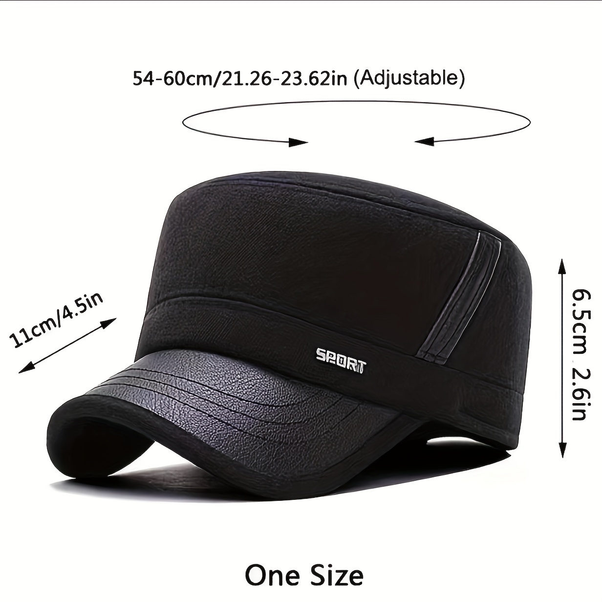 Winter Casual Windproof Warm Flat Cap For Middle aged And Elderly Men