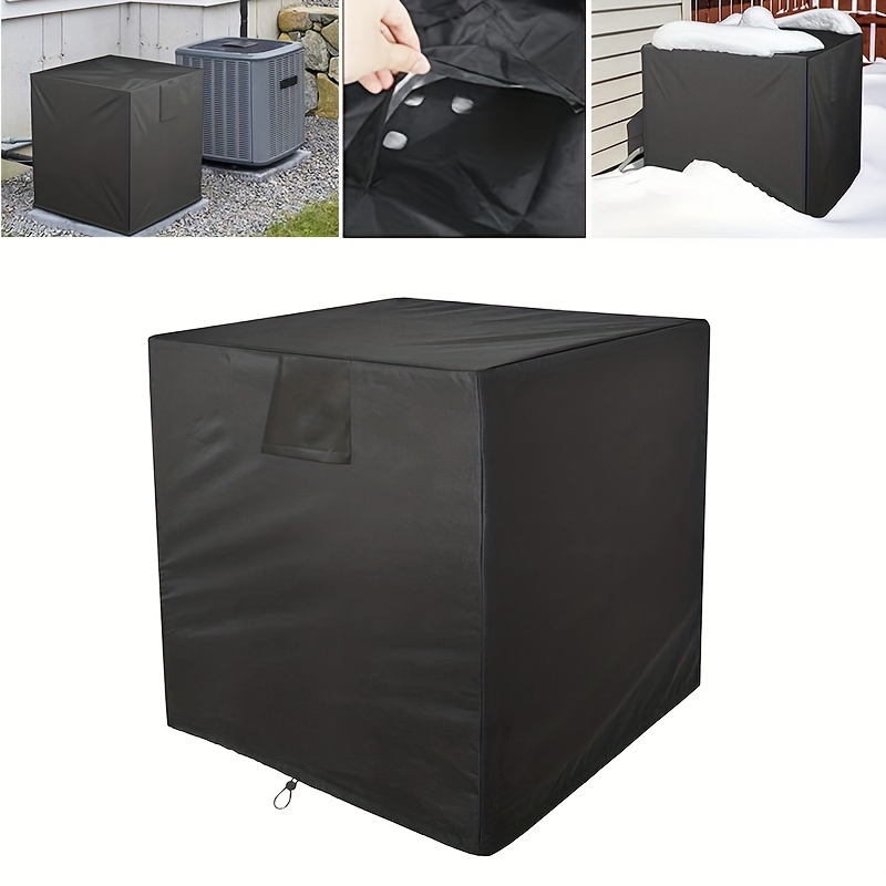 Veemoon 1 unid aire acondicionado al aire libre cubierta de polvo cubierta  a/c cubiertas para aire acondicionado exterior protector sofá cubierta de