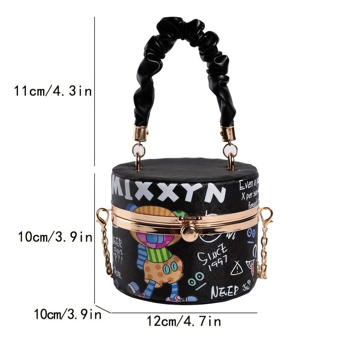 Mini Cute Graffiti Handbag, Cartoon Print Crossbody Bag, Women's Stylish  Purse & Shoulder Bag - Temu New Zealand