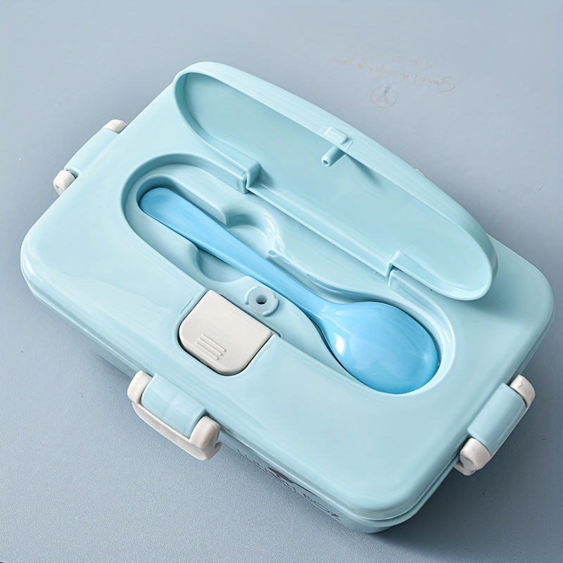 Korean-style Portable Lunch Box, Lunch Box, Sealed Microwave Oven Heating  Box With Soup Spoon, Bento Box, Leakproof Food Container, For Teenagers And  Workers At School,canteen, Back School, For Camping And Picnic, Home