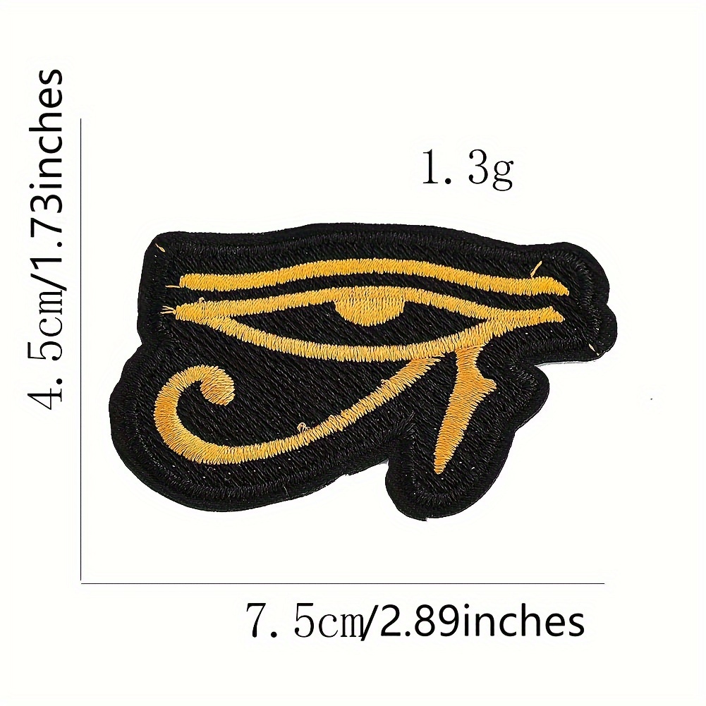 Devil's Eye Iron On Patch For Men Embroidered Applique For - Temu