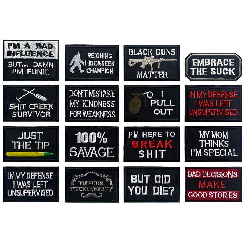 40pcs Fashionable English Letter Embroidery Patches for Men - Perfect for  Clothing, Jackets, Jeans, Pants, Backpacks, Hats, and More!