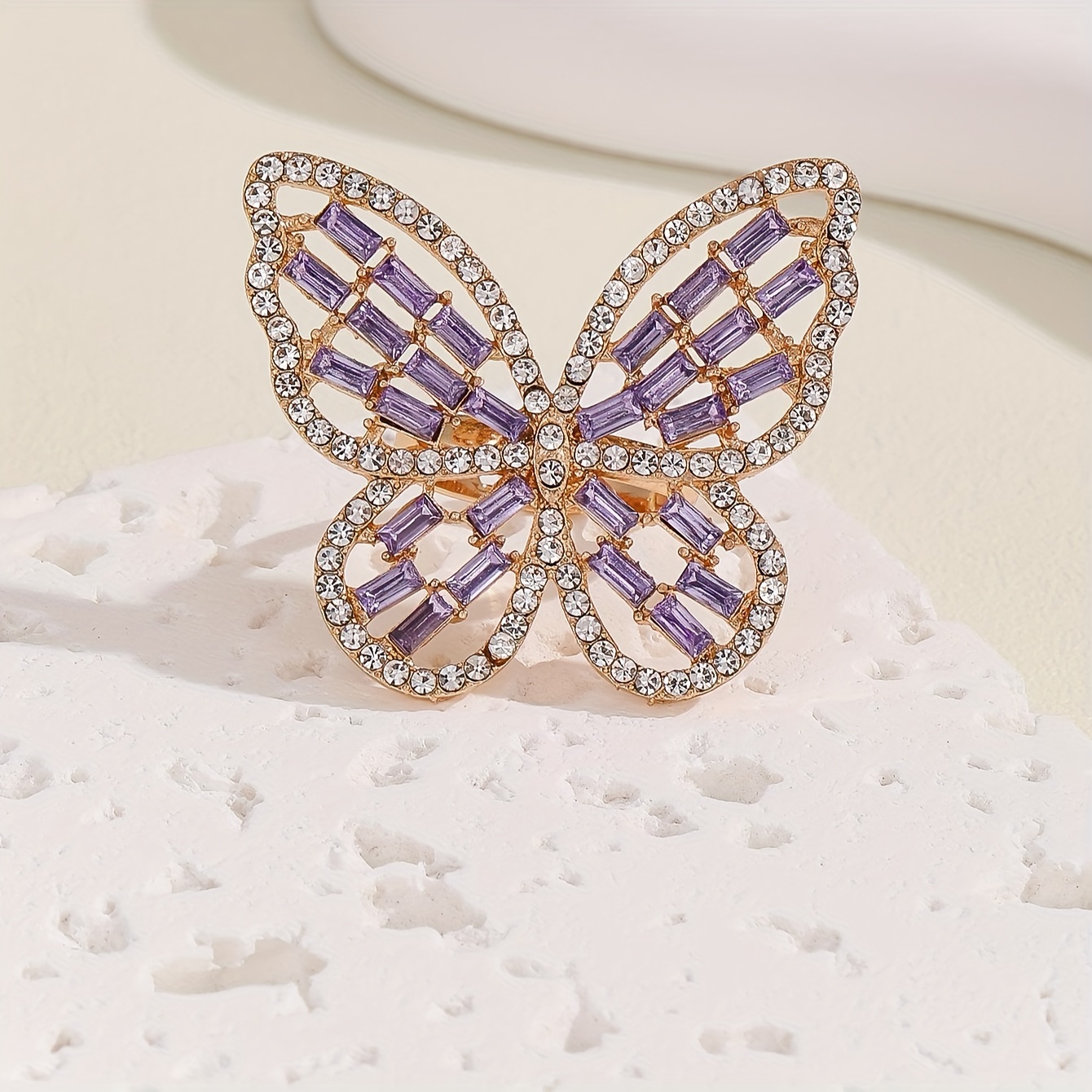 5 Colors Shining Exquisite Butterfly Design Alloy Enamel - Temu Australia