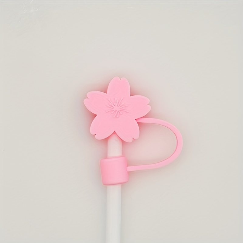 Daisy Strawberry Cloud Sakura Straw Topper Straw Cover Straw Plug
