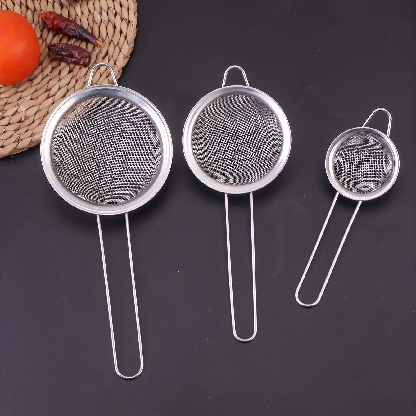 Stainless Steel Mesh Filter for Kitchen Use, Juice & Tea
