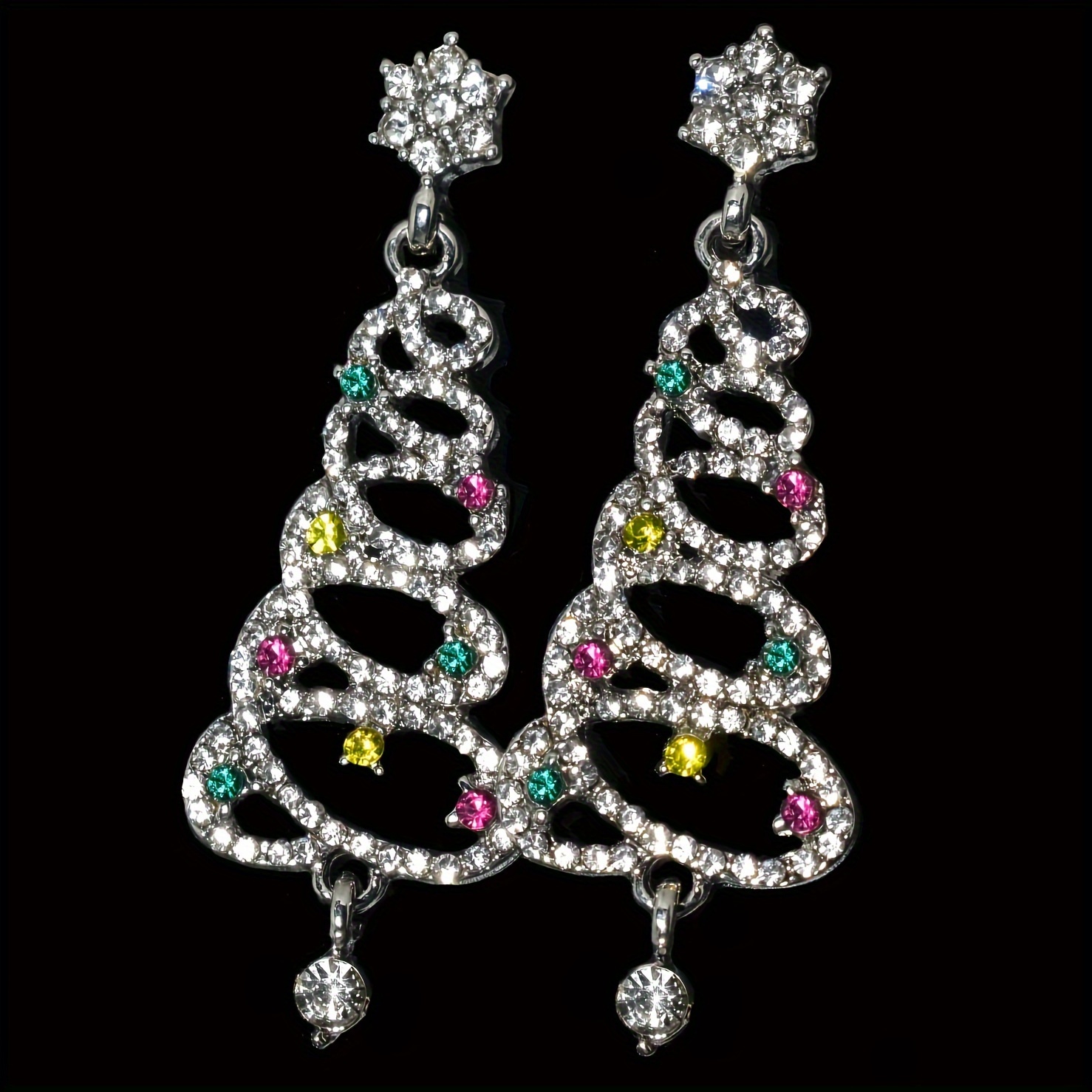 delicate-hollow-christmas-tree-design-dangle-earrings-copper-temu
