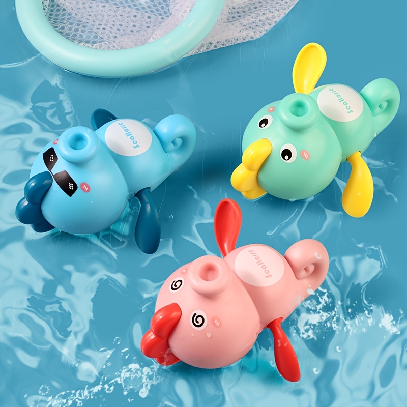 Baby Bath Toy Cute motorboat Wind Up Bathtub Toy for Kids Portable Floating  Bath Boat Toys Toddler Water Toys for Kids Ages 1-3 - AliExpress