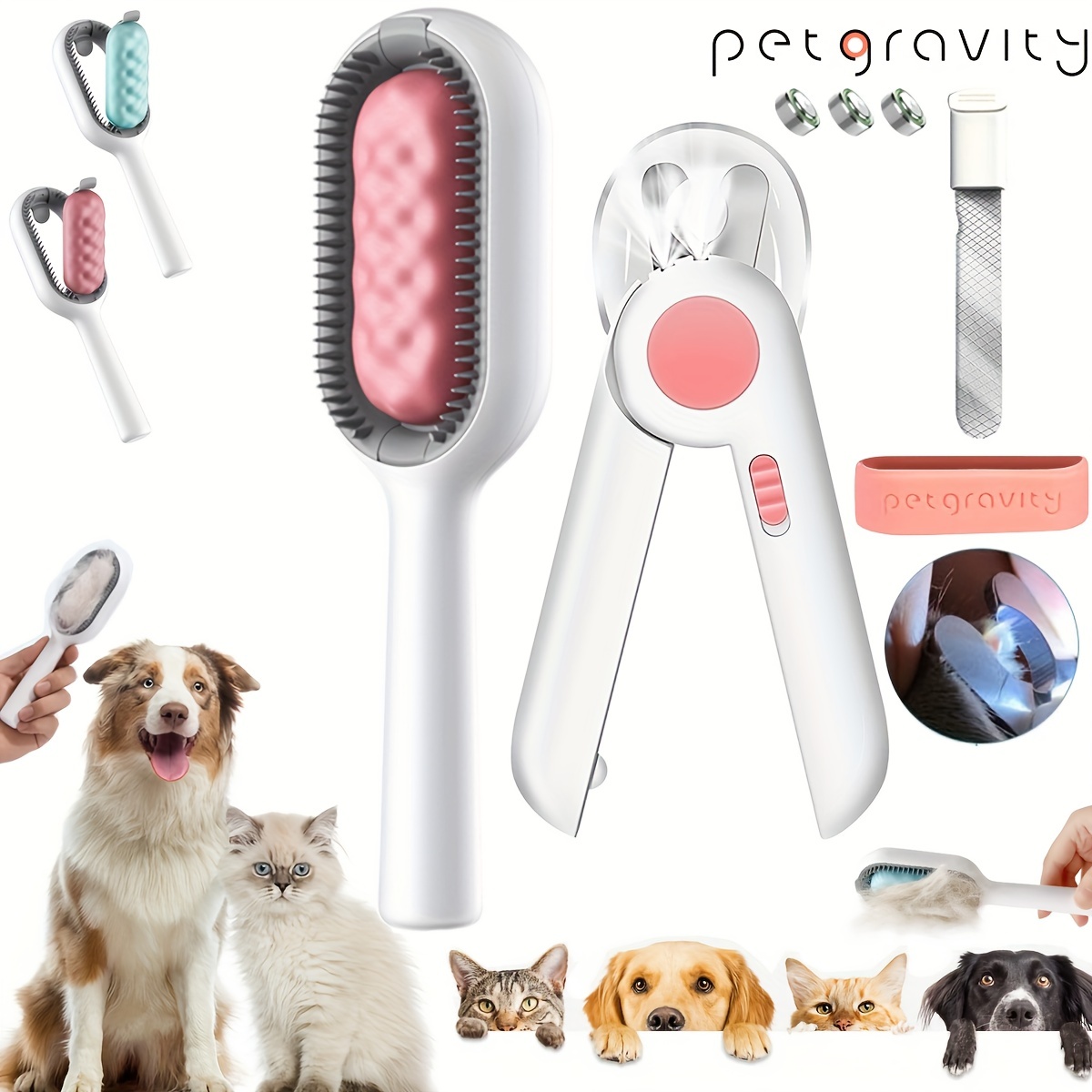 Pet Life Battery-operated White Dog/Cat Nail Clipper in the Pet Clippers,  Scissors & Brushes department at