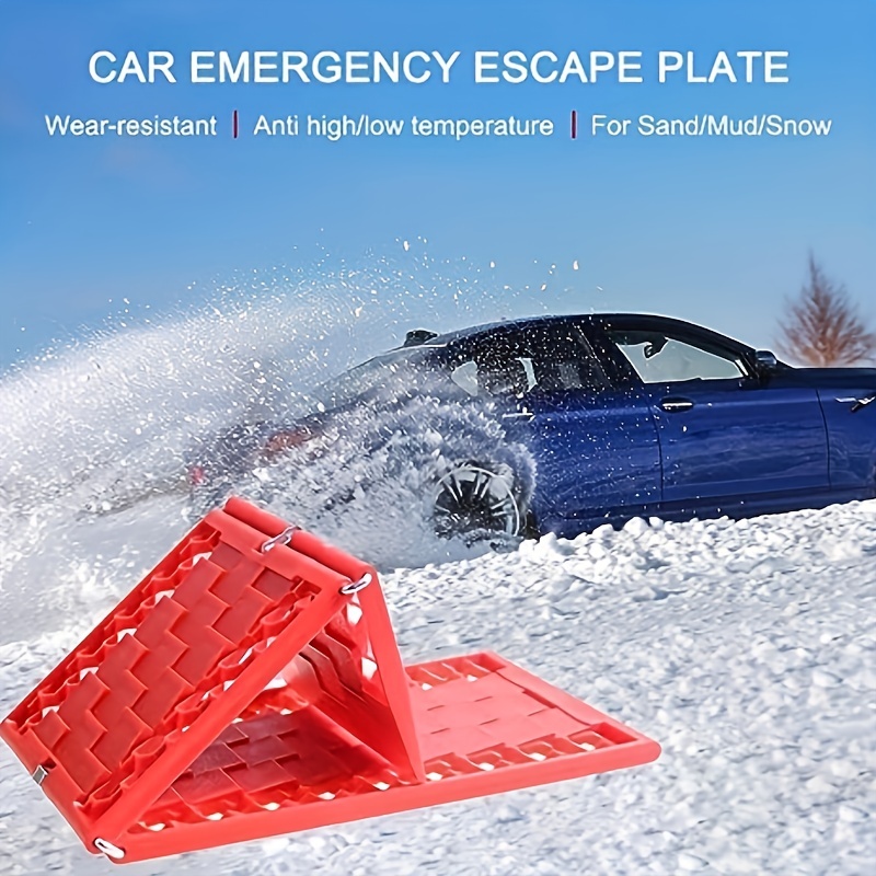 Foldable Auto Traction Mat Tire Grip Aid Car Escape Emergency Off Road Traction