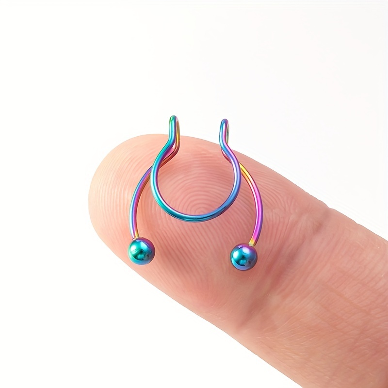 Rainbow on sale septum ring