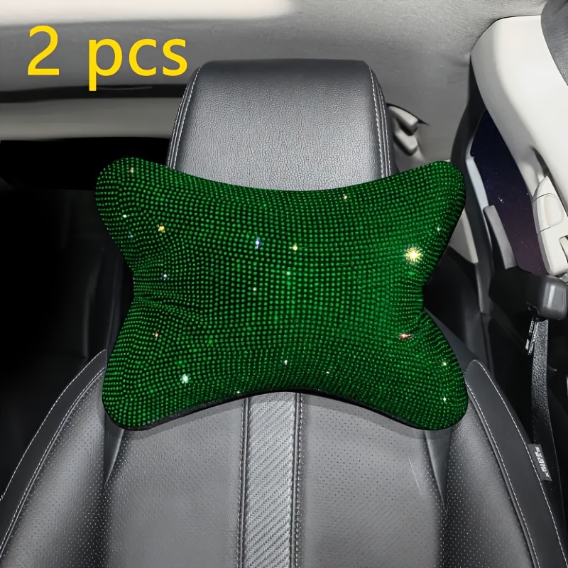 Bling Car Lumbar Pillow Cool Bling Rhinestones Bowknot Car - Temu