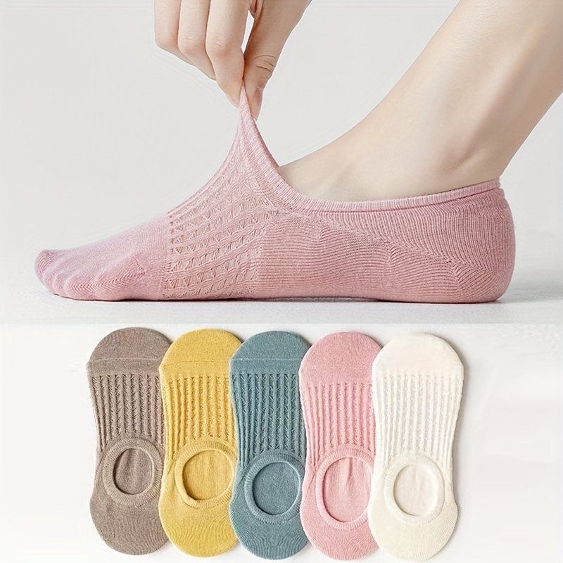 Invisible Mesh Socks Comfy Breathable Low Cut Ankle Socks - Temu Cyprus