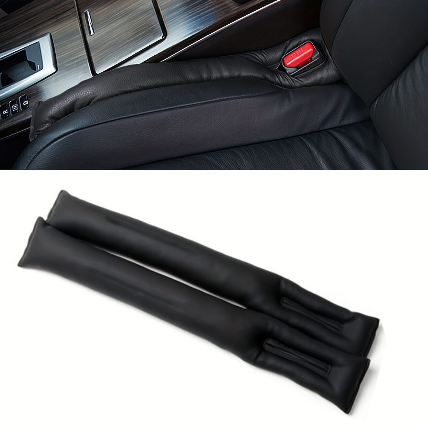 Car Seat Filler Pu Leather Auto Crevice Catcher Drop - Temu