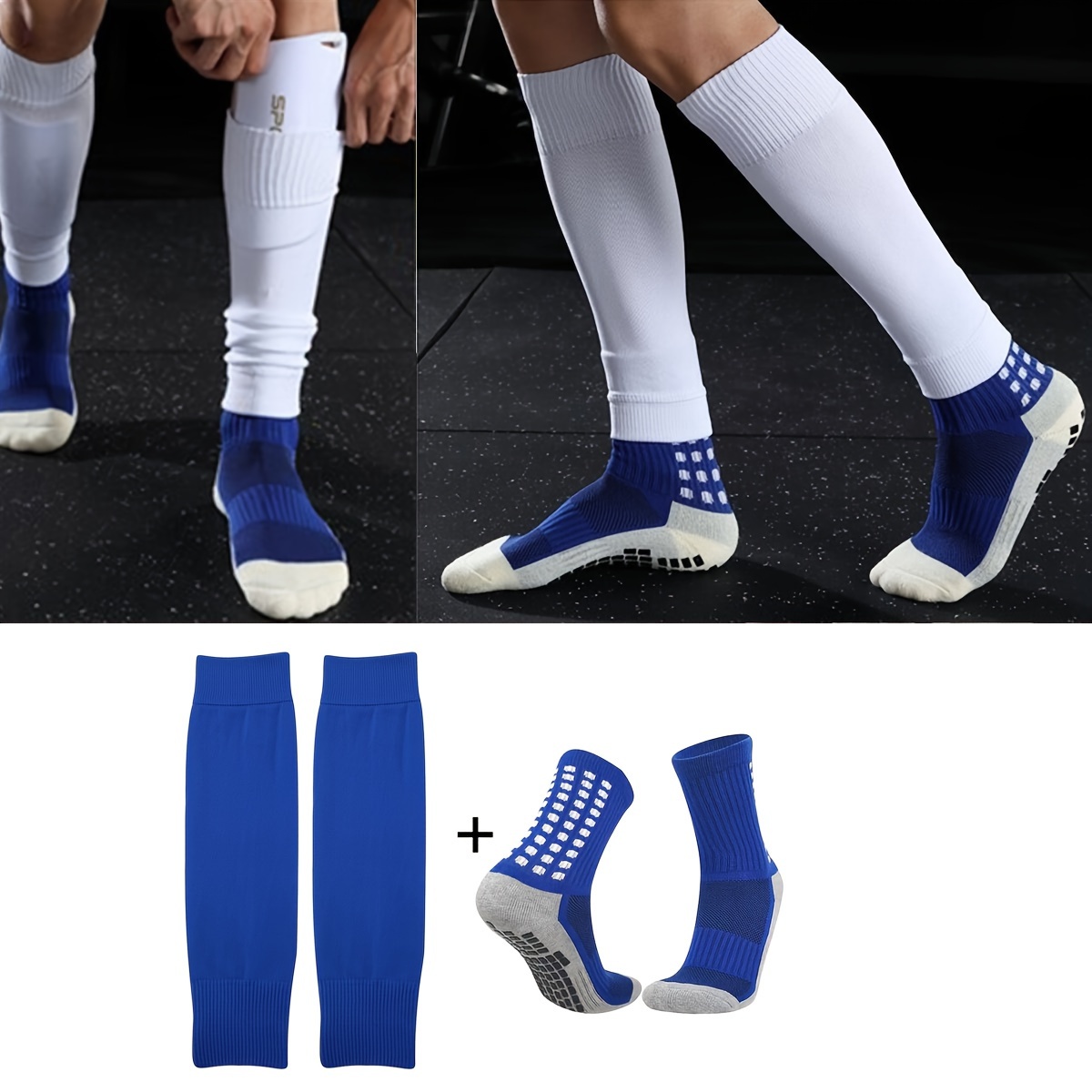 Football Socks Leg Sleeve Sets Sweat absorbing Breathable - Temu