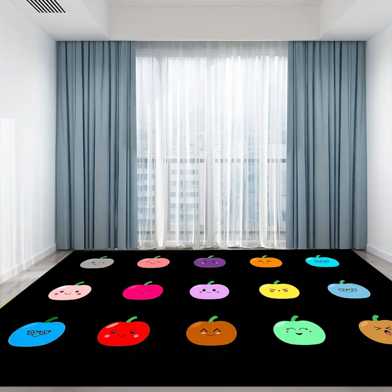 Classroom Rugs Colorful Fruit Seating