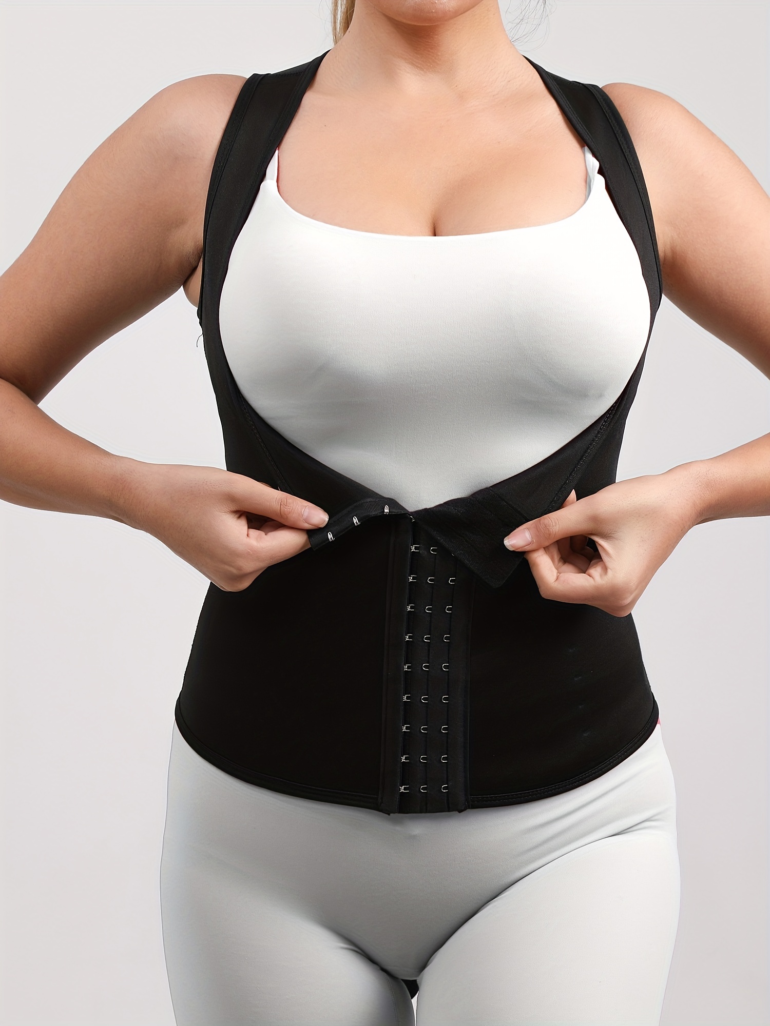 MUSE ONLY Hourglass Waist Trainer Corset Power Mesh Waist Cincher with  Lumbar Support Tummy Belly Solution Shapewear (Small, Black) at   Women's Clothing store