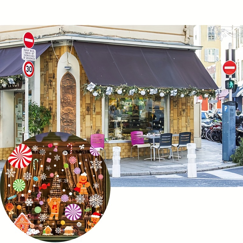Christmas Gingerbread Man Window Stickers