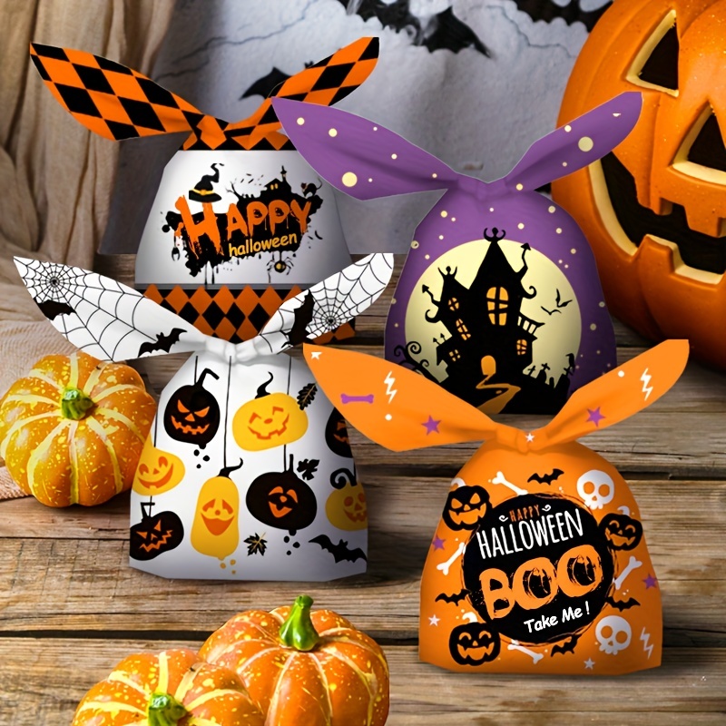  Halloween Decorations Pumpkin Candy Bags Halloween