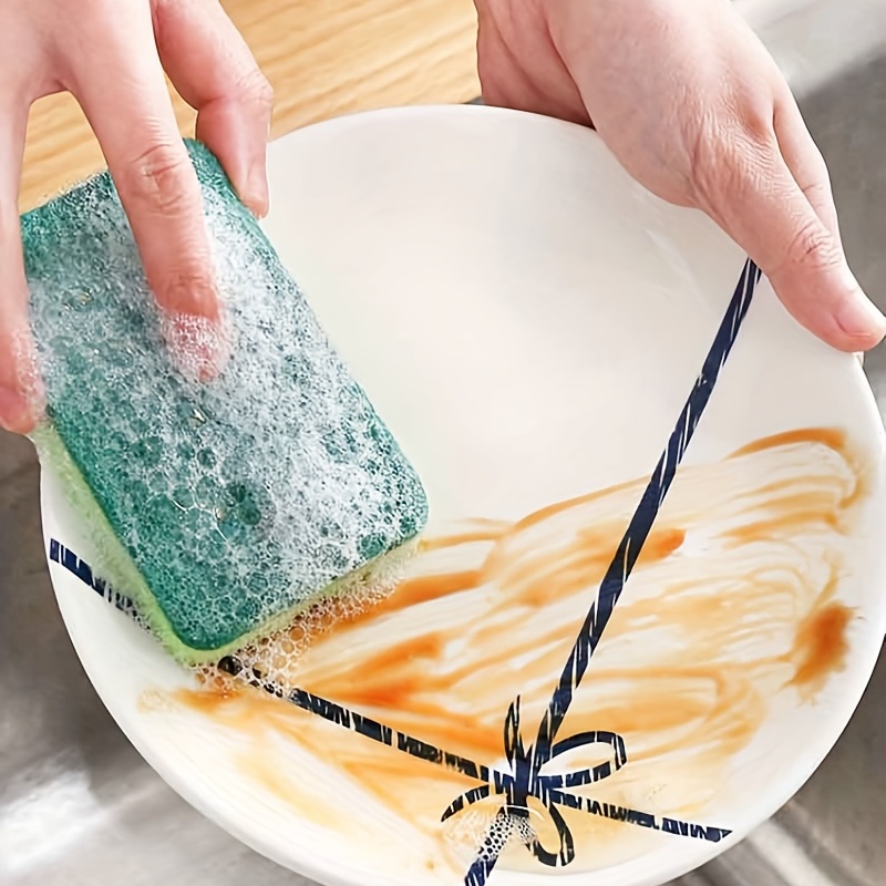 Kitchen Fruit Dish Scrubber Sponge Clean Non scratch - Temu