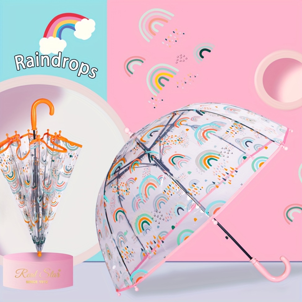 Paraguas infantil transparente seta London