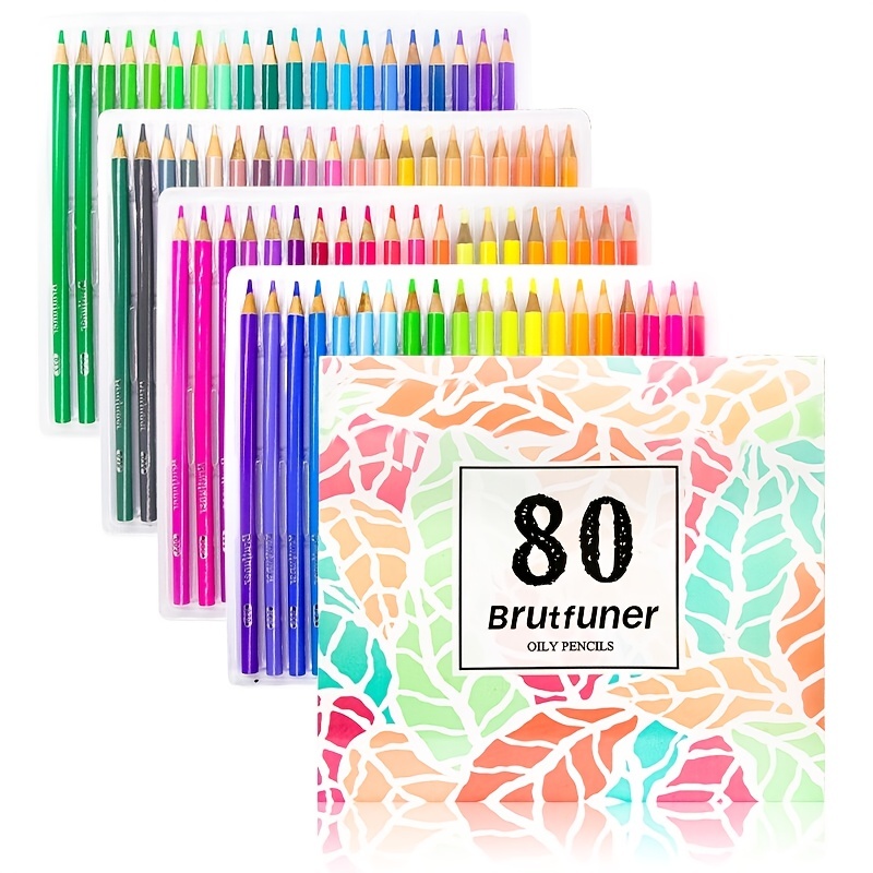 Brutfuner-Kit de crayons de couleur pour croquis, crayon à dessin
