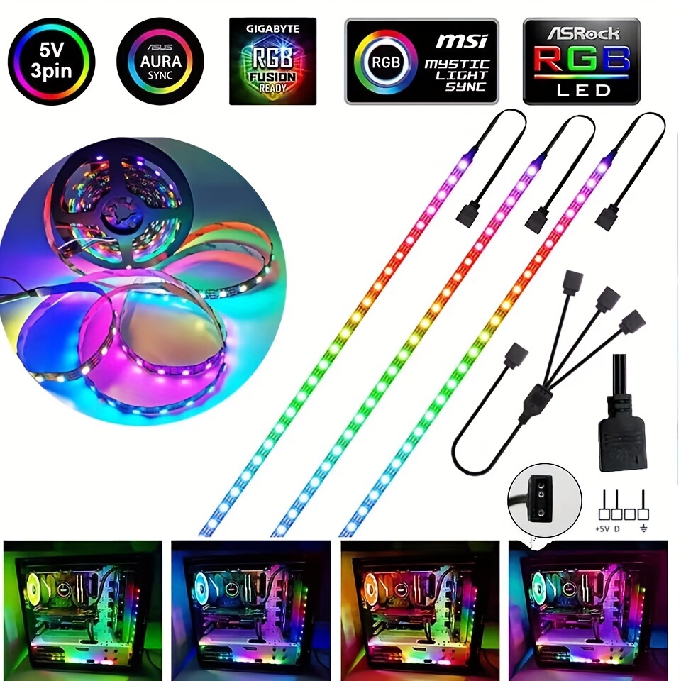 Intelligent Fireworks Led Lights Music Synchronization Rgb - Temu