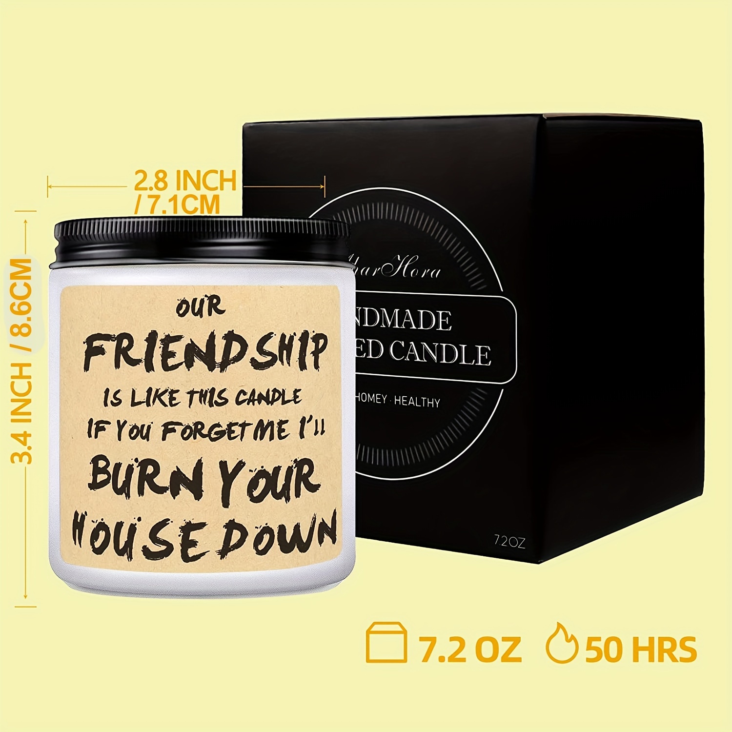 Funny Friendship Candle, Fun Gifts for Women Friends, Funny Gifts for  Friendship Gifts Funny Gifts for Women Friends, Funny Friend Gifts for  Women 