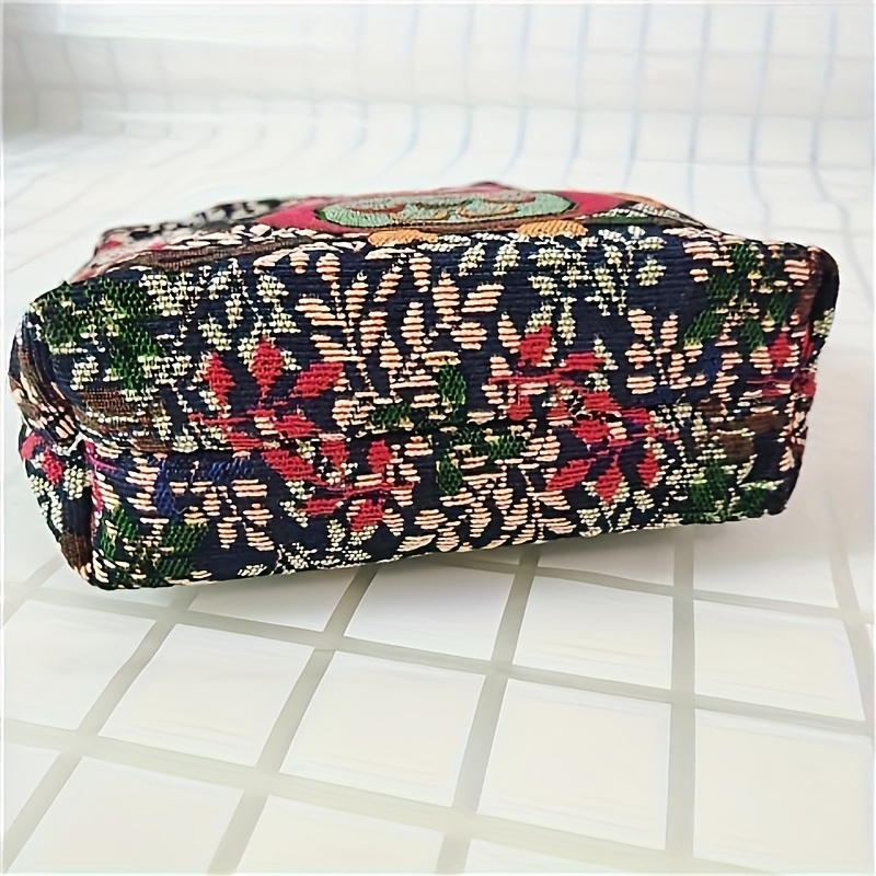 1PC Portable Embroidery Storage Bag, National Style Backpack, Ethnic Style  Handbag, Embroidery Supplies Weaving Tools Storage Bag, Dustproof Sorting S