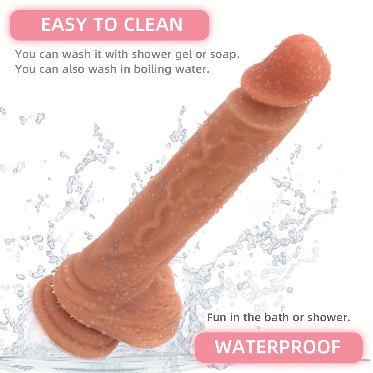 Realistic Dildo Powerful Suction Cups Dildo Panty - Temu