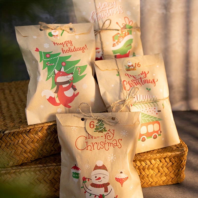 Santa Taco Bag Christmas Xmas Holiday Gift Zip Pouch by Haselshirt