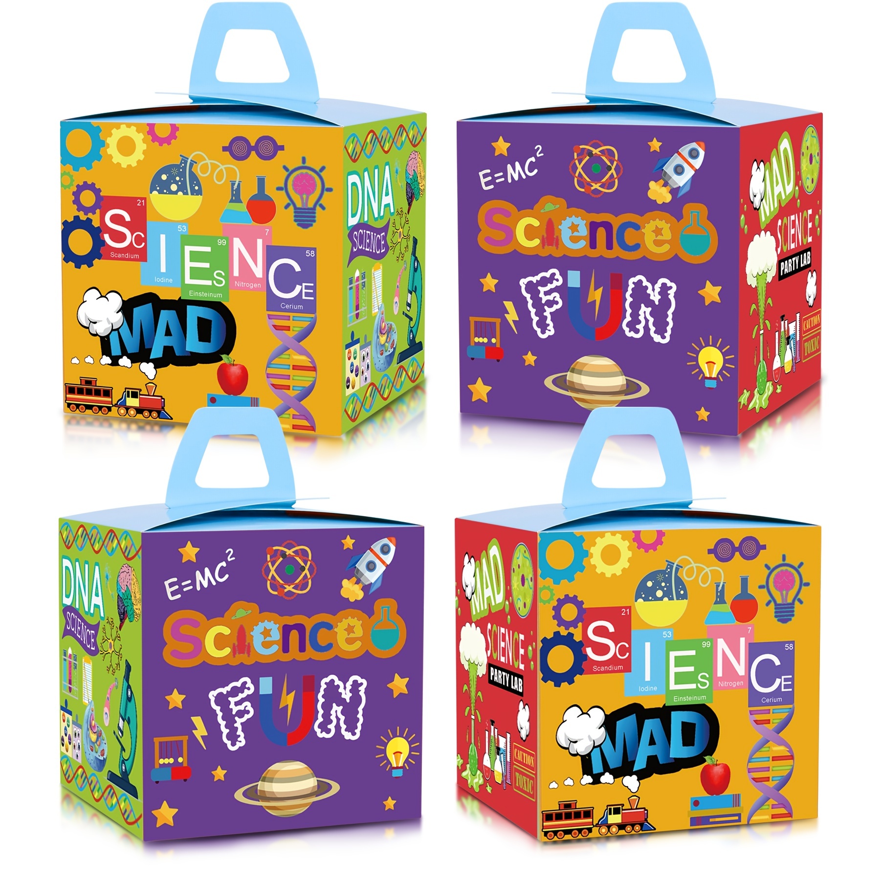 Science Birthday Party Favor Bags