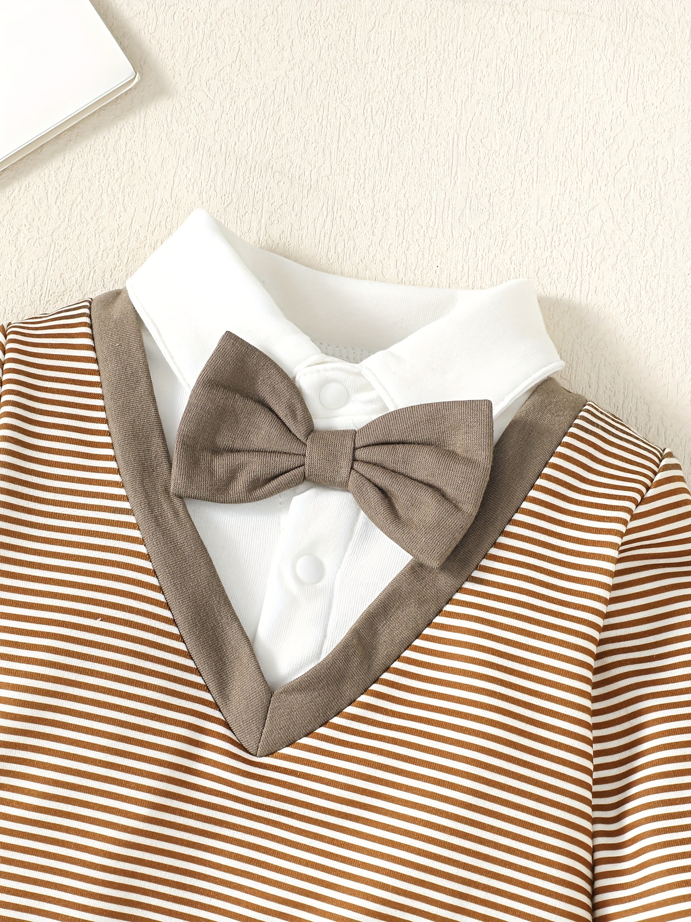 Boy's Striped Top Pants 2pcs Outfit