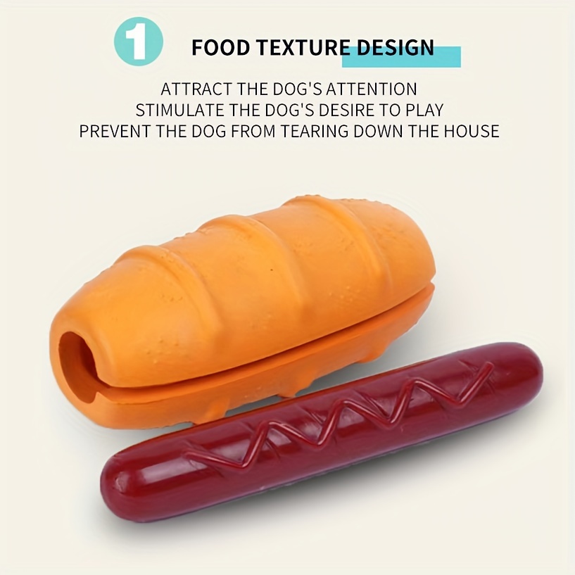 Rubber hot hot sale dog