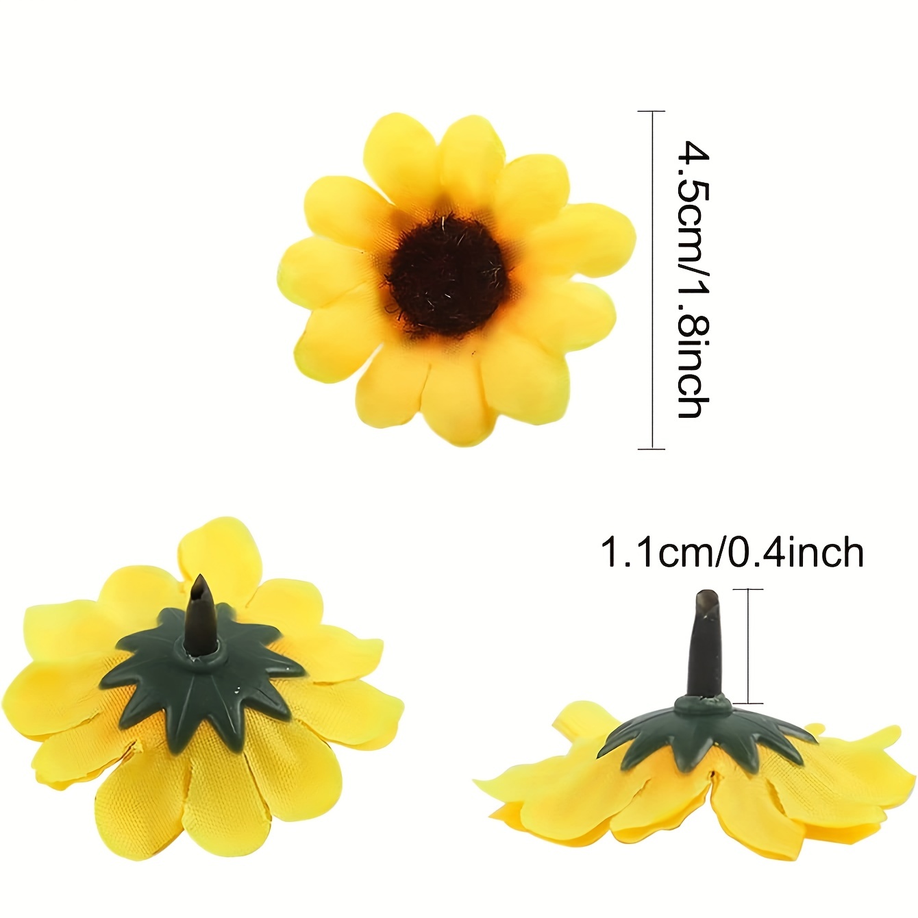 Artificial Daisy Heads Small Sunflower Mini Fake Flowers - Temu