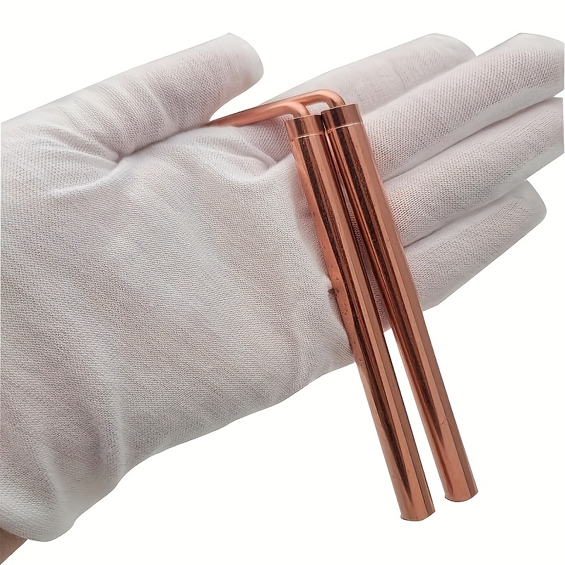 2PCS 99.9% Copper Dowsing rods Pure Copper Divining Rods Ghost Hunting